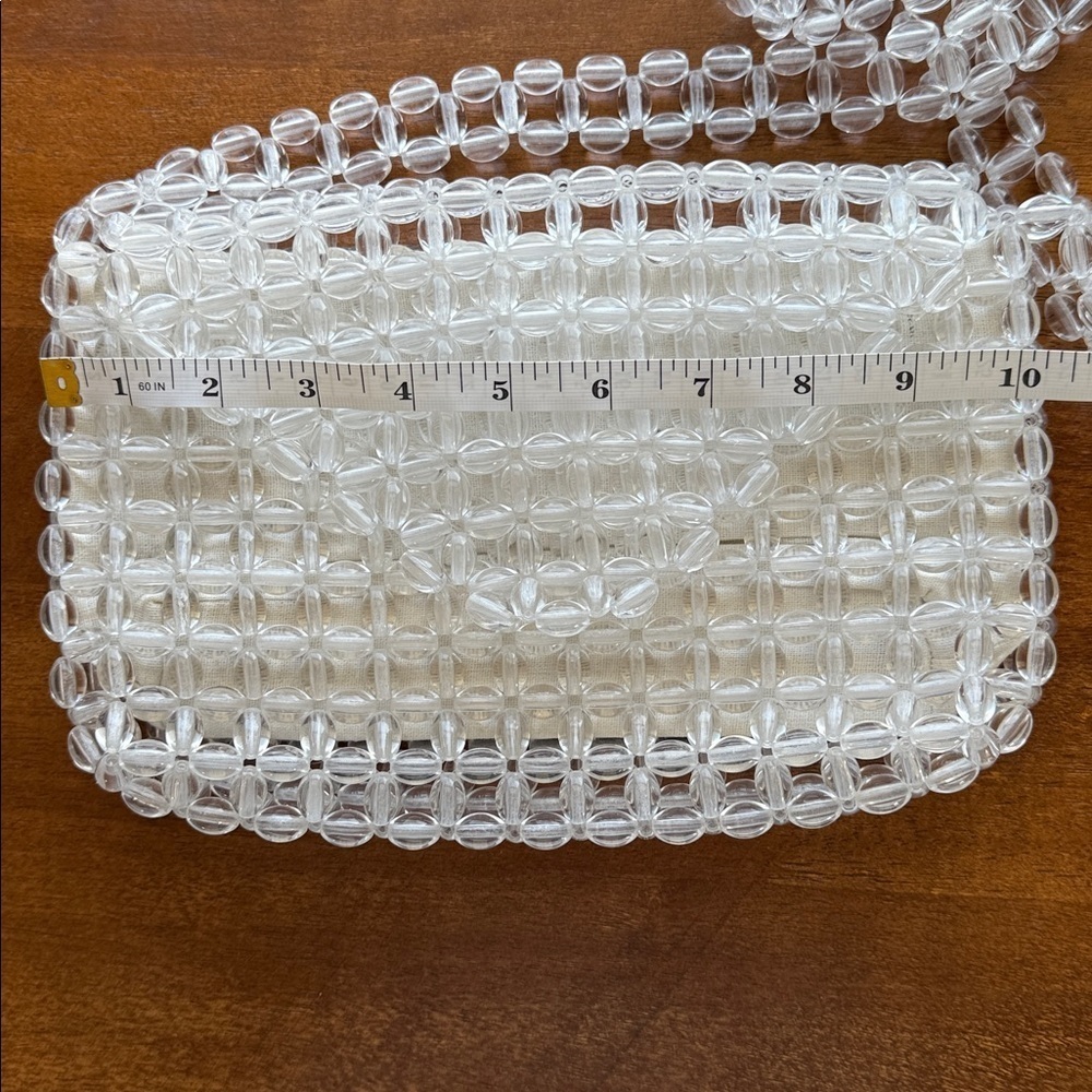 Zara Trafaluc Clear Beaded Purse - Picture 8 of 9